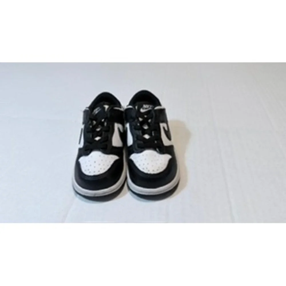 Nike Dunk Low Panda Black White Sneakers CW1589-100 Kids Size 6C